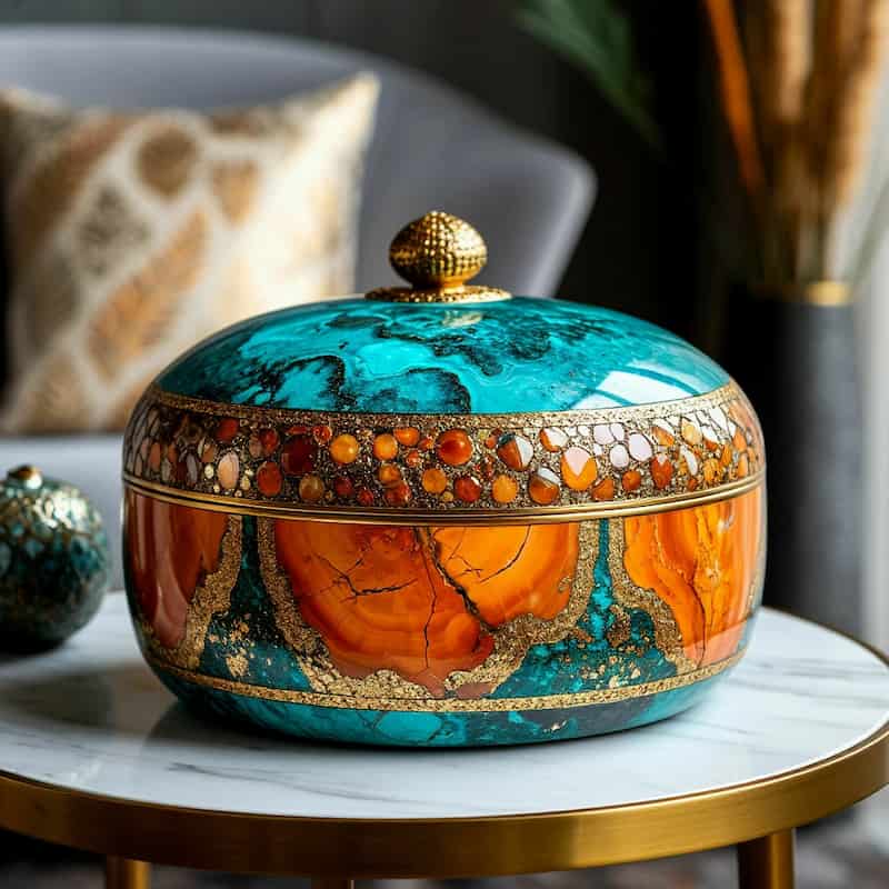 قندان مسی بزرگ با حجم مناسب و اجرای هنرمندانه